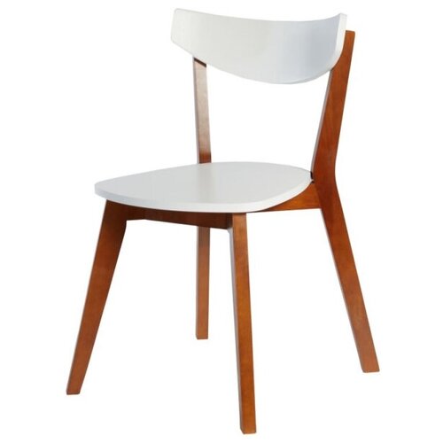 Стул «Ювента» (жесткий), Белый+Орех
