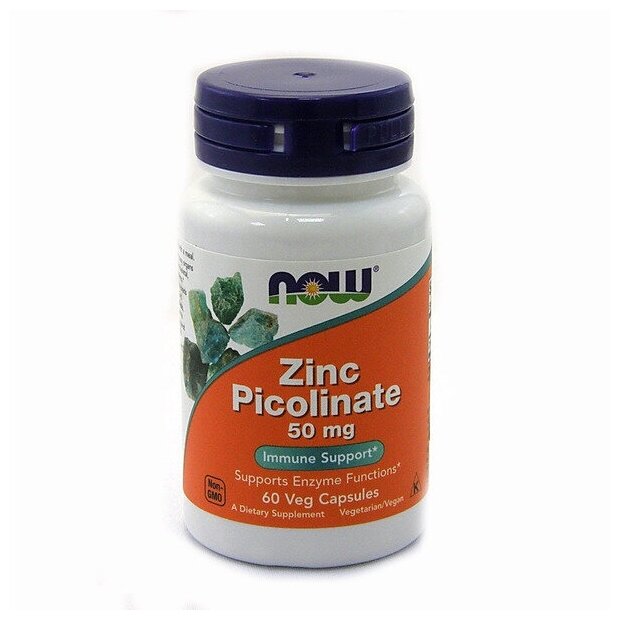 Zinc Picolinate капс., 50 мг, 55 г, 60 шт.