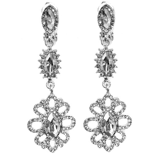 Клипсы со стразами 