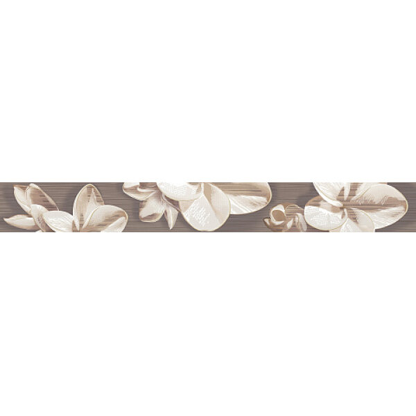 Бордюр AMATI PLUMERIA ALBA 505х62 (42 шт). Цена за 1шт