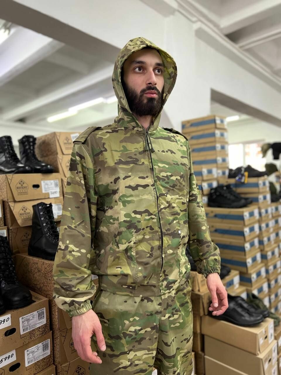 Комплект одежды ГОРЕЦ, размер 46/170-176, бежевый — фото 1