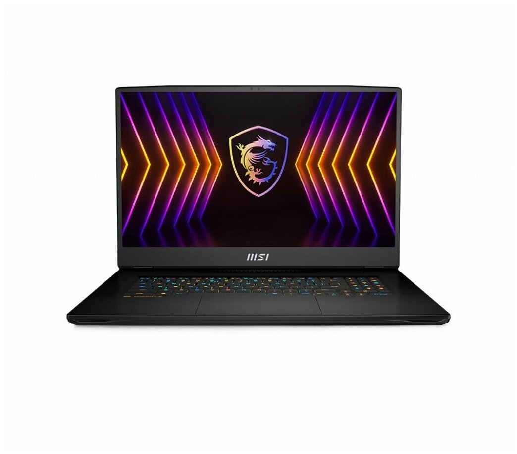 MSI Ноутбук MSI Titan GT77 12UHS-208RU Core i9 12900HX 64Gb SSD3Tb NVIDIA GeForce RTX3080Ti 16Gb 17.3" IPS UHD (3840x2160) Windows 11 Home black WiFi BT Cam (9S7-17Q111-208)