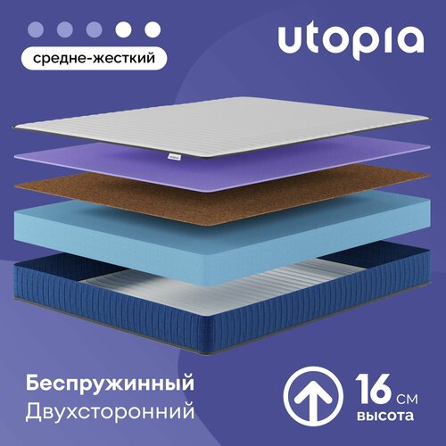 Матрас на кровать UTOPIA Foam Coco Start, Беспружинный, 140х200 см