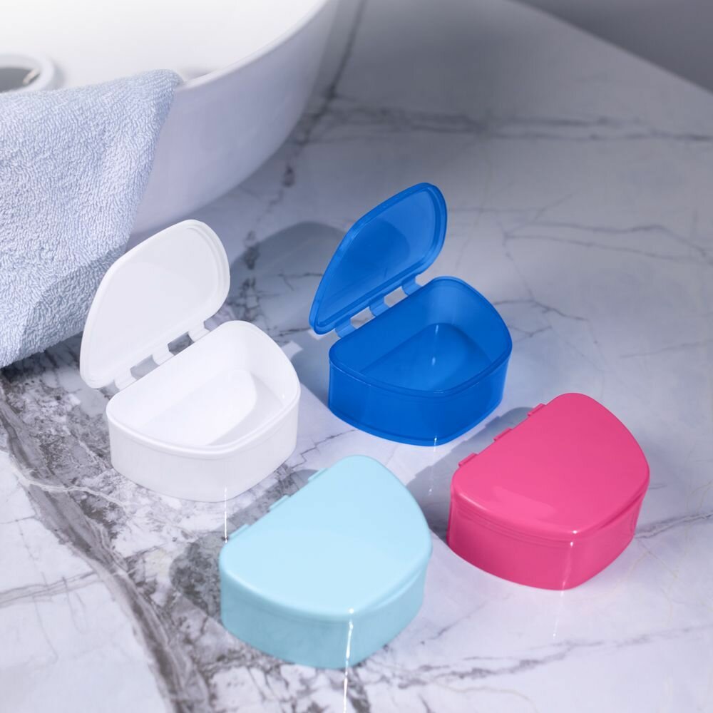 Контейнеры Для Зубных Протезов Контейнер Revyline Denture Box 04 для хранения зубных конструкций