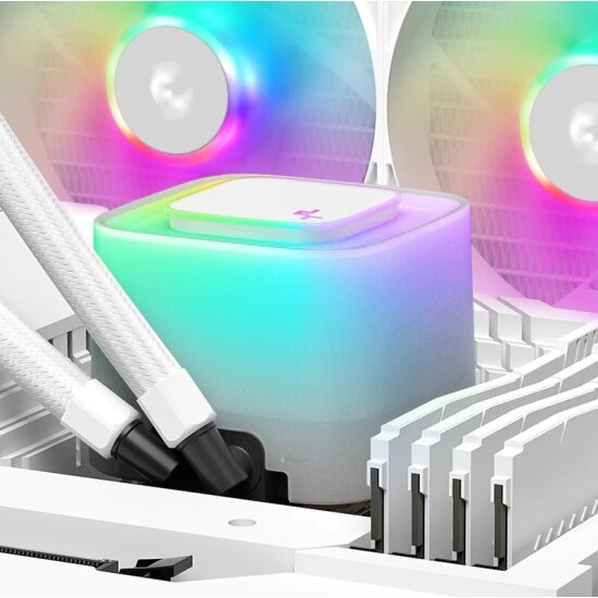 СВО для процессора Deepcool LE360 WH V2 (R-LE360-WHAMMN-G-2) — фото 1