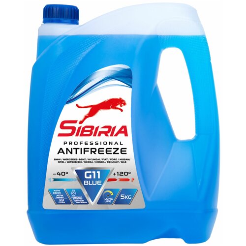 SIBIRIA ANTIFREEZE -40 G-11 синий 5кг