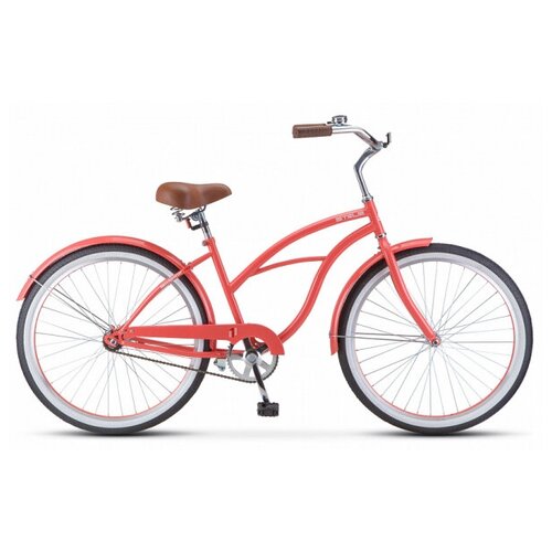 Городской велосипед Stels Navigator 110 Lady 26 1-sp V010 (2021), рама 17, розовый коралл