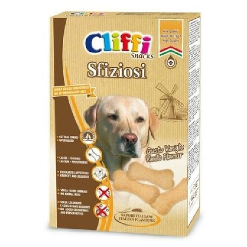 Cliffi (Италия) Лакомство для собак Бисквиты с кальцием (Sfiziosi) PCAT215 0,85 кг 15548 (2 шт)