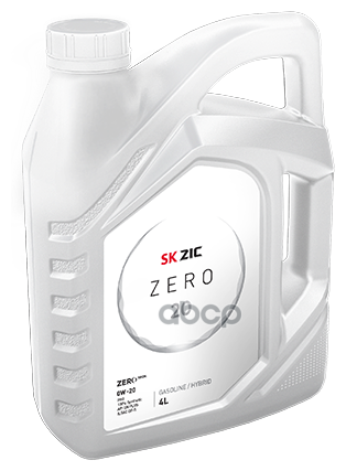 Zic Масло Моторное Zic Zero 20 0w-20 Синтетическое 4 Л 162035