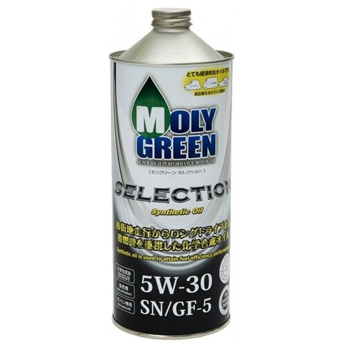 Моторное масло MOLYGREEN SELECTION 5W-30, SP/GF-6A/CF, 1л