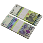 Набор сувенирные деньги, купюры фальшивые Таджикские сомони (200,500) - изображение