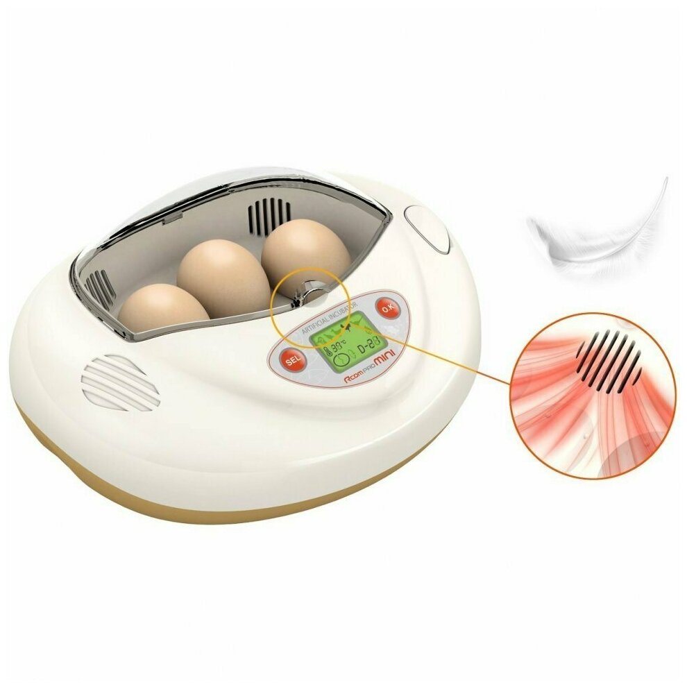Инкубатор Rcom Mini PRO автоматический для яиц - фотография № 6