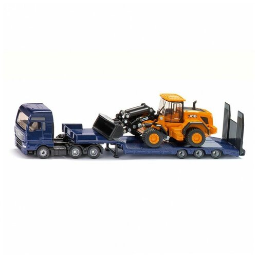 игрушка jcb 1415639 v15 погрузчик Siku Грузовик MAN с фронтальным погрузчиком JCB 1790