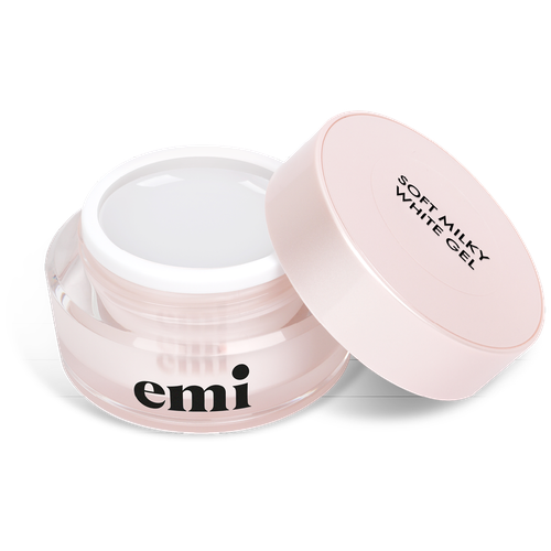 Soft Milky White Gel, 15 г. emi гель моделирующий soft pale pink 50 г