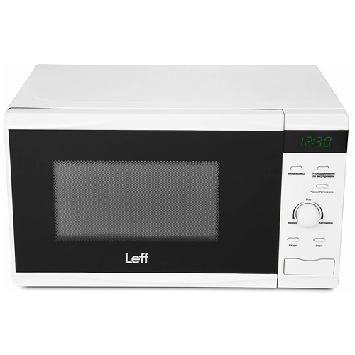 Микроволновая печь LEFF 20MD725W SOLO, 20 л, белый микроволновая печь 20l solo white 20md725w 700w leff