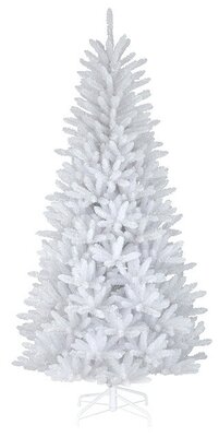 National Tree Company Искусственная белая елка Данхил 137 см, ПВХ, ветки шарнирные 31HDUW45