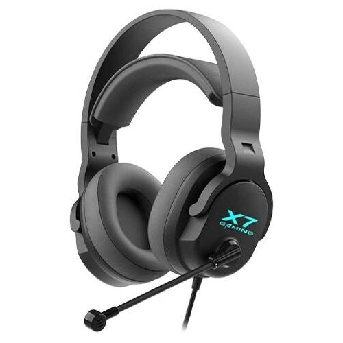 Наушники с микрофоном A4Tech XH-720p черный 2м мониторные оголовье 2800₽
