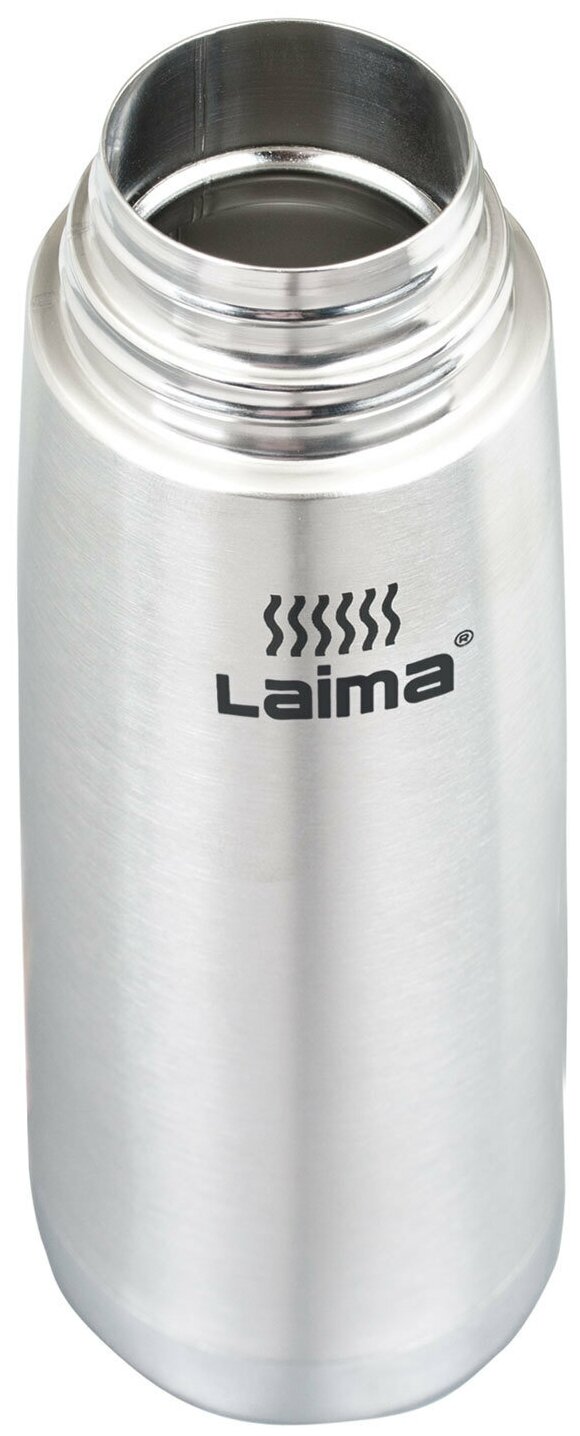 Термос LAIMA классический с узким горлом, 1 л, нержавеющая сталь, 601414 - фотография № 19