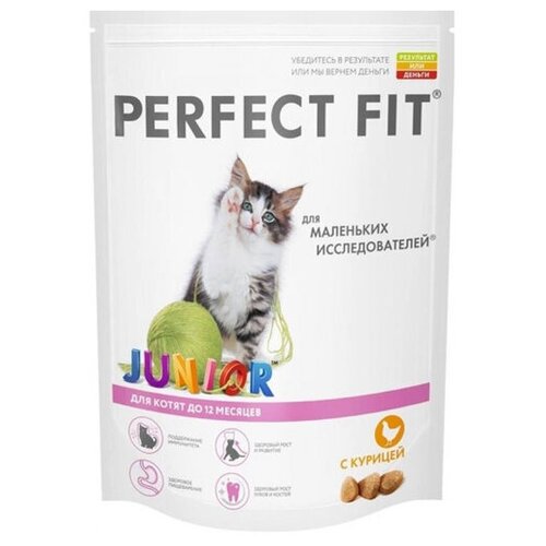 Perfect Fit Сухой корм для котят с курицей (PERFECT FIT Junior Ck 16*190g) 1016210110172967 | Perfect Fit Junior 0,19 кг 25226 (1 шт)