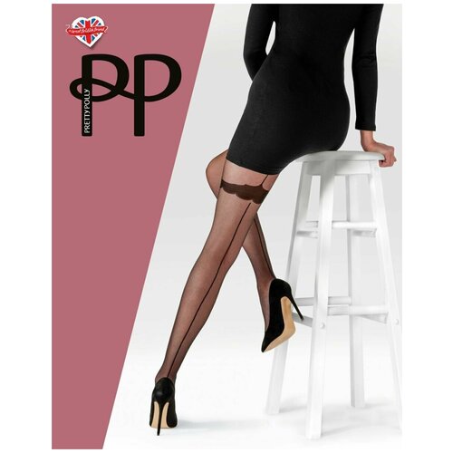 Колготки Pretty Polly, 20 den, размер S-L, черный колготки pretty polly 20 den размер s l черный