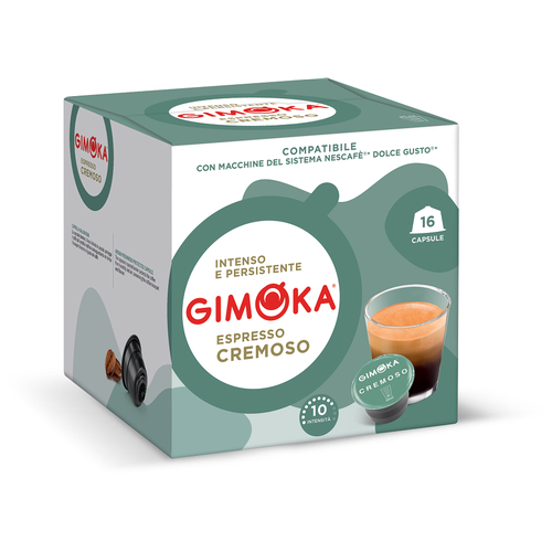 Кофе в капсулах для кофемашин Gimoka Dolce Gusto Espresso Cremoso (16 штук в упаковке), 1369760