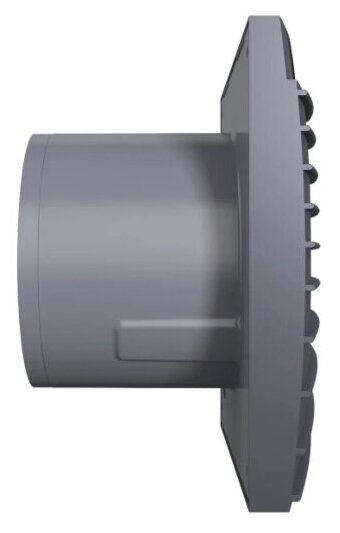 Вентилятор D100 SILENT 4С dark gray metal с обр клапаном DICITI - фотография № 6