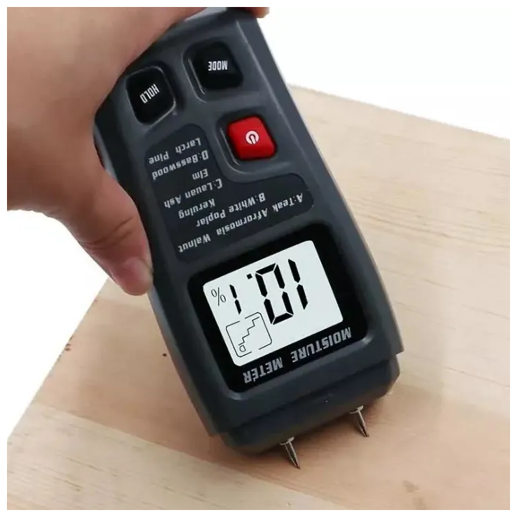 Гигрометры И Влагомеры Измеритель влажности древесины - цифровой тестер MOISTURE METER / Гигрометр, влагомер, техметр дерева