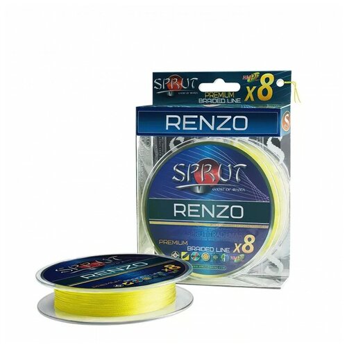 Шнур Sprut RENZO 95m/0,23mm (Fluo Yellow)