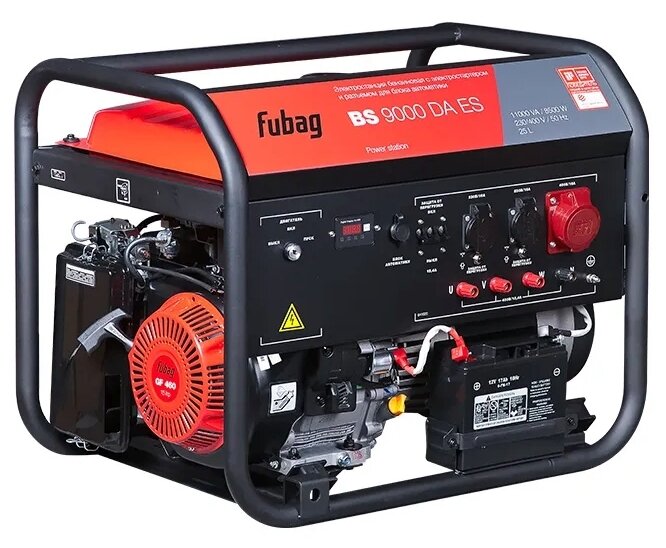 Бензиновый генератор Fubag BS 9000 DA ES (11000 Вт)