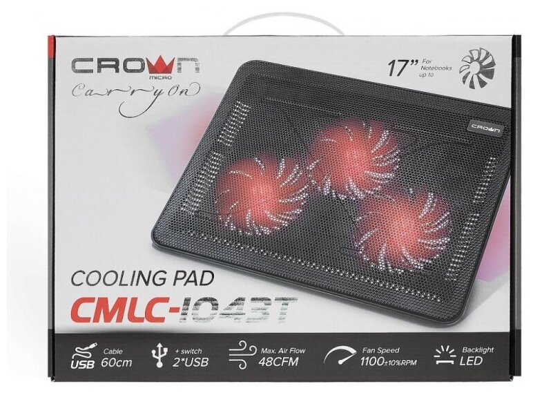 Подставка для ноутбука CROWN MICRO CMLC-1043T