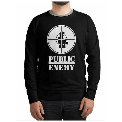 Свитшот Design Heroes Public Enemy / Мужской Черный 46