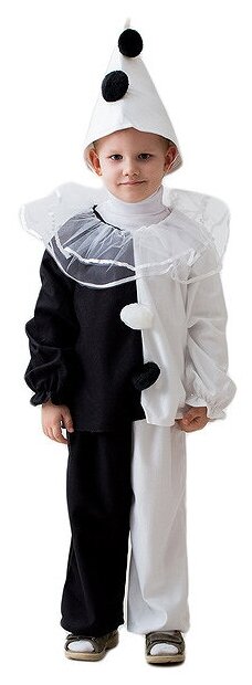 Бока С Карнавальный костюм Пьеро, рост 104-116 см 1078