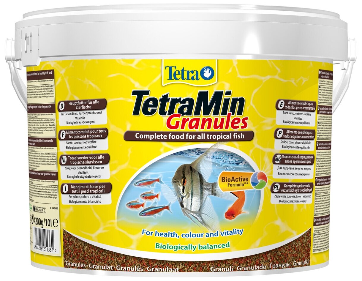 TETRAMIN GRANULES корм гранулы для всех видов рыб (1 л)