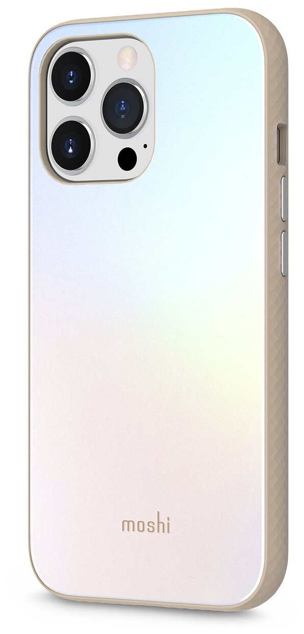 Чехол Moshi iGlaze Slim Hardshell Case для iPhone 13 Pro, astral silver