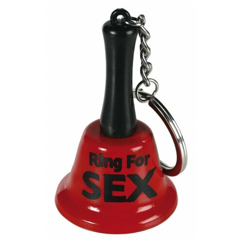 Брелок-колокольчик Ring for Sex , красный с черным