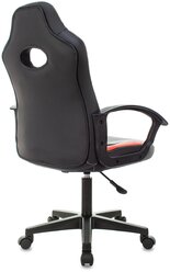 Кресло геймерское Zombie 11LT черный/красный текстиль/эко.кожа крестов. пластик