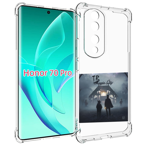 Чехол MyPads Tragic City ЛСП для Honor 70 Pro / 70 Pro Plus задняя-панель-накладка-бампер чехол mypads tragic city лсп для asus rog phone 6 pro задняя панель накладка бампер