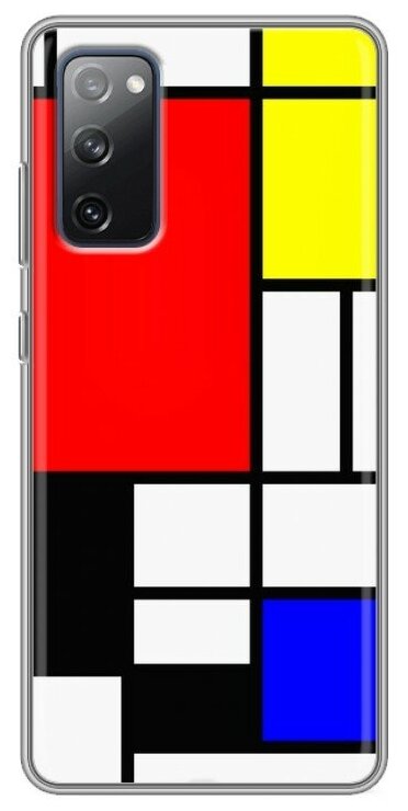 Дизайнерский силиконовый чехол для Самсунг S20 FE / Samsung Galaxy S20 FE Модриан