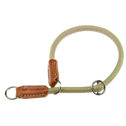 Ошейник-удавка для собак Ferplast Derby с нейлоновым шнуром 10 мм./50 см. (сизо-серый, эко-кожа)