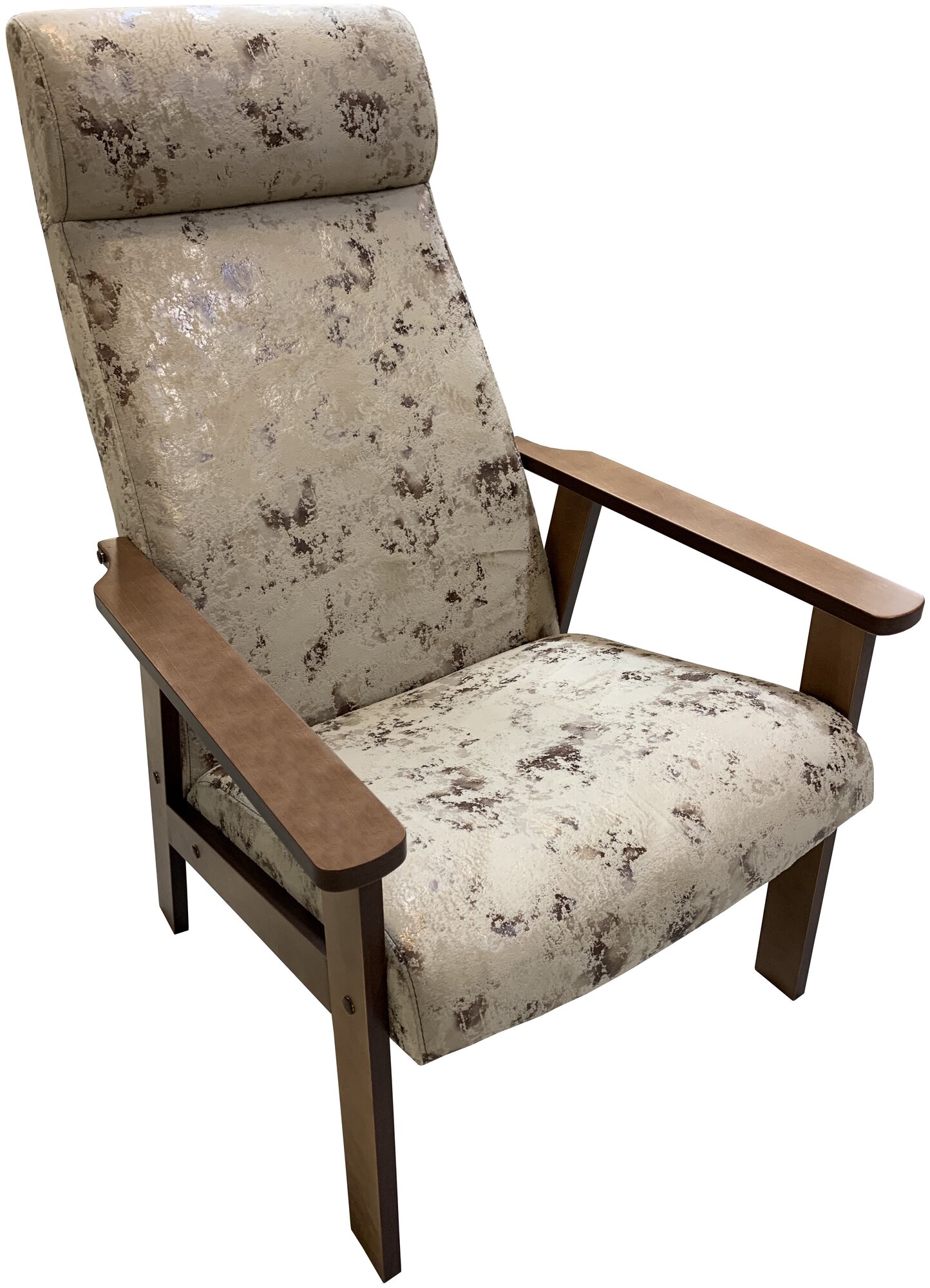 Кресло для отдыха Вилора Орех флок 247-06
