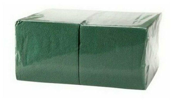 фото Салфетки БигПак зеленые 1-слойные 1/400