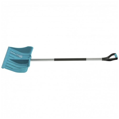 Лопата для уборки снега пластиковая LUXE, 540х375х1520 мм, стальной черенок, PALISAD 615685