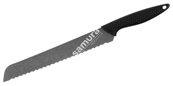 Нож кухонный для хлеба Samura GOLF Stonewash SG-0055B/K, 23см