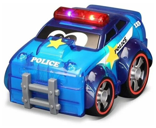 Музыкальная светящаяся полицейская машинка для малыша от 1 года Bburago Junior Push and glow 16-89004