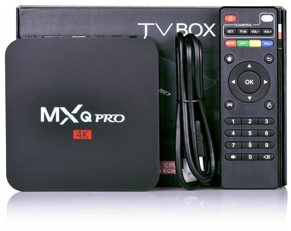 Приставка TV медиаплеер Let It Be Pro 4K /Wi-Fi для телевизора/black