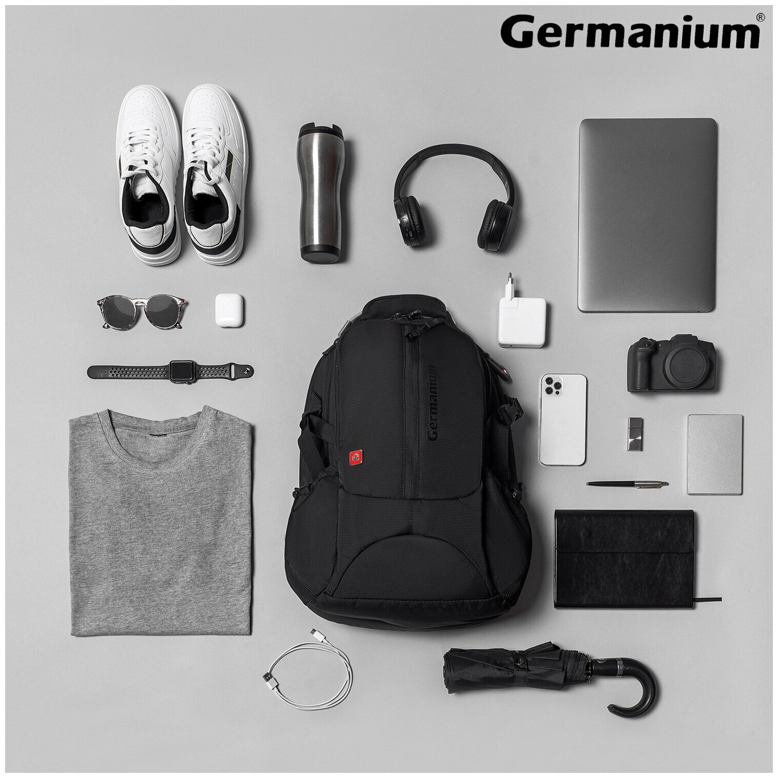 Городской рюкзак Germanium S-02 226948, черный