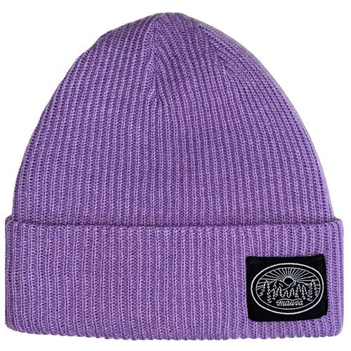 фото Шерстяная шапка тайга (лиловый)