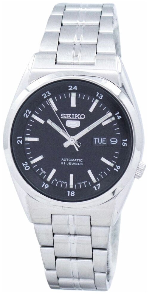 Наручные часы SEIKO SEIKO 5, черный, белый