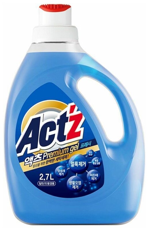 Pigeon Corporation Гель для стирки ACT'Z Premium Gel Fresh, 2700мл