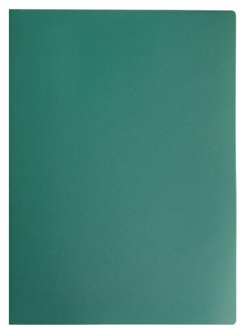 Папка на 2 кольцах Staff 21 мм, зеленая, до 120 листов, 0,5 мм (225719)